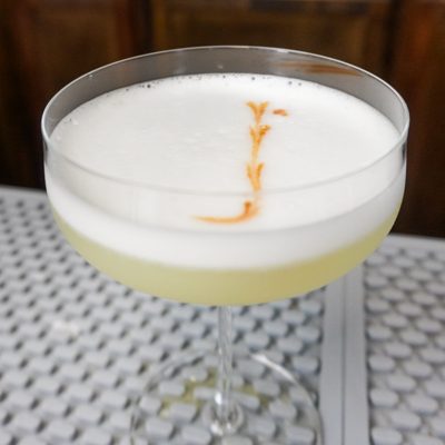 cocktail in a chilled glass