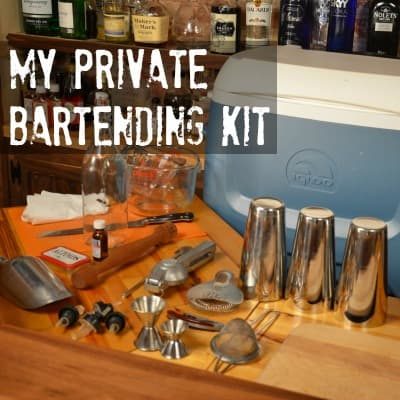 What I Bring When Bartending Private Events