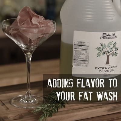 Fat Washing for Cocktails