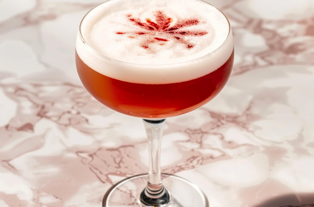 Cranberry Cognac Sour