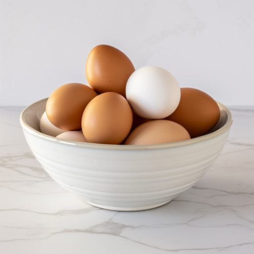 eggs in a bowl