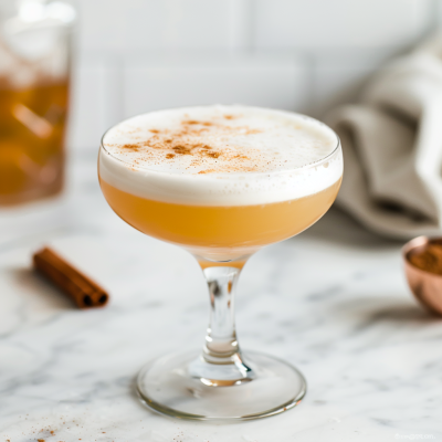 Cinnamon Ginger Whiskey Sour