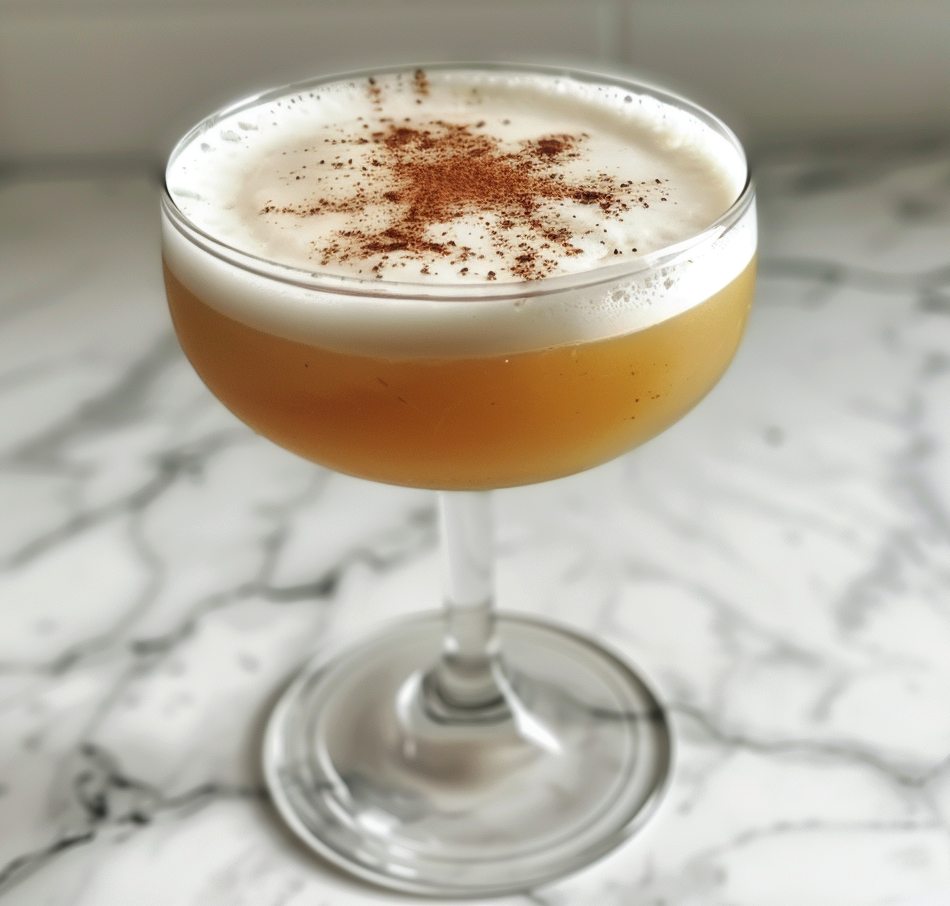 whiskey sour with cinnamon