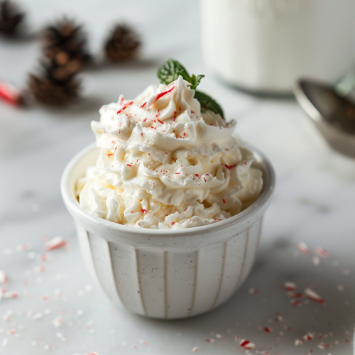 peppermint whipped cream