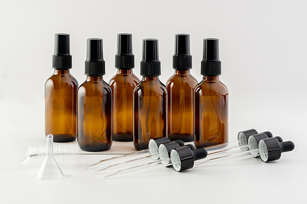 Cocktail Atomizer & Eye Dropper Set - Brown - 2 Oz - 1