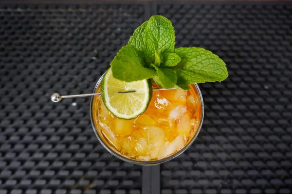 3. Mai Tai with orange flavors and a fresh mint sprig