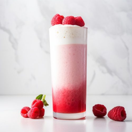 raspberry ramos gin fizz