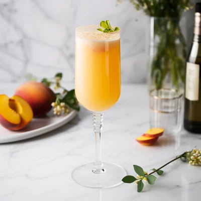 Peach Bellini Drink Recipe
