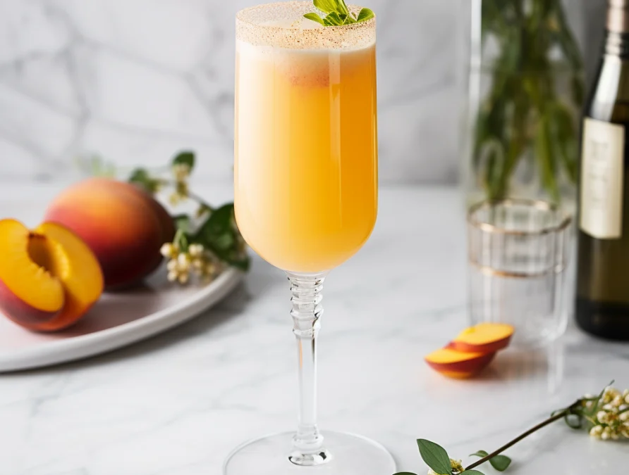 Peach Bellini Drink Recipe