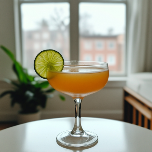 Non-alcoholic Naked and Famous cocktail
