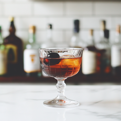 A Manhattan with Aperol