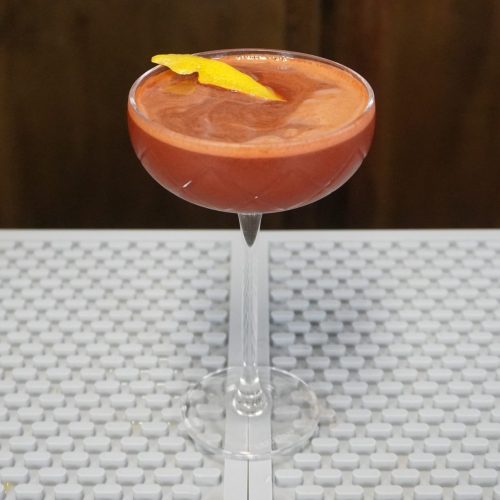 Trinidad Sour cocktail on a bar