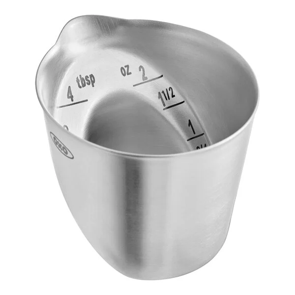 Oxo jigger cup with measurement lines